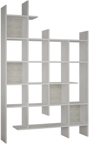 FUNZI LIVING Manco bogreol - hvid melamin